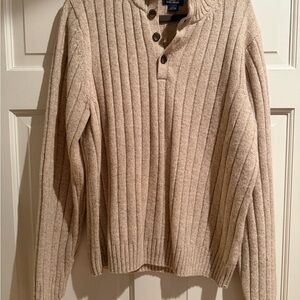 Brooks Brothers Tan Crewneck Sweater